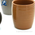 Vaso di candele in ceramica votiva per uso domestico